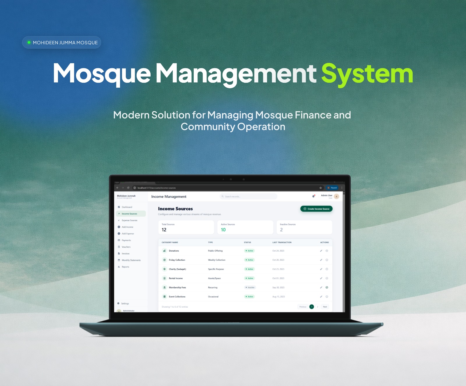 Mosque Management System